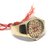 Ashtadhatu Gold Shree Yantra Ring For Men And Woman In Size 16  For  Health, Wealth And Prosperity