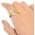 Ashtadhatu Gold Shree Yantra Ring For Men And Woman In Size 21  For  Health, Wealth And Prosperity
