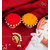 Vighnaharta Gold Plated Red Stone with Peals Alloy Maharashtrian Nath Nathiya./ Nose Pin for women VFJ1006NTH-Press