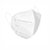 Reelom KN95 Face Mask 5 Ply White Color Without Filter Pack of 20 Pcs. Made in India