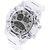 Mastrena Digital Grey Dial Silicone Strap Men's Watch -MSG1080