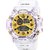 Mastrena Digital Yellow Dial Silicone Strap Men's Watch -MSG1081
