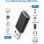 GO SHOPS USB Type C Female to USB Male Adapter - USB C to USB A Connector, Works with Laptops,Chargers,and More Devices
