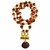 Only4you Metal Gold Trishul Pendent With Five Mukhi Rudraksha Beads
