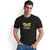 Vision Printed Half Sleeve Round Neck Black T-Shirt for Men's/Boy's