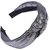 Ladies Shimmer Fabric Knot Plastic Hairband (Pack of 1)