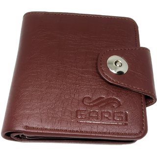                       GARGI Men Brown Artificial Leather Wallet                                              