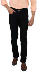 Mid Rise Men's Black Regular Fit jeans