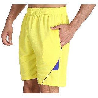 M.R.D.Designer Hub Men Polyester Yellow Shorts