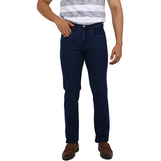 Mid Rise Men's Navy Regular Fit jeans
