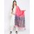 Get Wrapped Digital Multicolour Dupatta with Fancy Tassels for Women