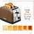 KHAITAN AVAANTE KA-1103 (850 Watt) 2-Slice Pop-Up toaster- Golden Brown