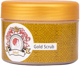 Indrani Gold Scrub For Women Gives A Natural Glow 50 Gm