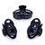 Sukkhi Charming Butterfly Hair Clip Hair Accessories for Women and Girl (Pack of 3) (Size: XL)