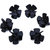 Sukkhi Floral Butterfly Hair Clip Mat Hair Accessories for Women and Girl (Pack of 6) (Size: S)