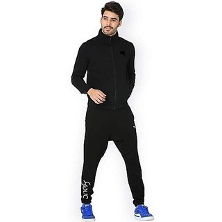 Buy Adaaistic Men s Black Tracksuit Online 999 from ShopClues