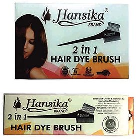 Hansika 2 In 1 Hair Dye Brush Pack Of 12 Pec