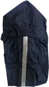 All4pets  Dog Rain Coat Waterproof With Hood-14 Inch(Black)