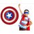 Superhero Avenger Mask with Light and Shield Armour w/o Light