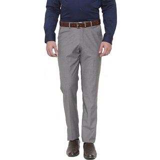 Buy Amydus Poly Viscose Formal Pants Online at Best Prices in India   Snapdeal