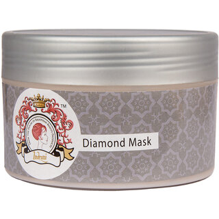                       Indrani Diamond Mask 300g For Combats Wrinkles, Tightens The Skin And Boosts Its Metabolic Functions To Bring A Radiant                                              