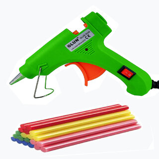                       bandook 20W With 10 Fluorescent Glue Sticks Hot Melt Glue Gun                                              