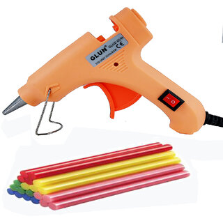                       bandook 20W With 10 Fluorescent Glue Sticks Hot Melt Glue Gun                                              