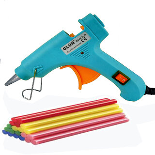                       bandook 20W With 10 Fluorescent Glue Sticks Hot Melt Glue Gun Dodger Turquoise Color                                              