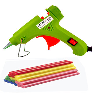                       bandook 20W With 10 Fluorescent Glue Sticks Hot Melt Glue Gun Dodger Neon Color                                              