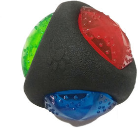 Rubber Toy For Pets Ball Shape(With Lights)