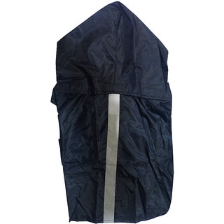                      All4pets  Dog Rain Coat Waterproof With Hood-16 Inch(Black)                                              