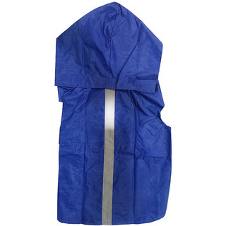                       All4pets  Dog Rain Coat Waterproof With Hood-26 Inch(Blue)                                              