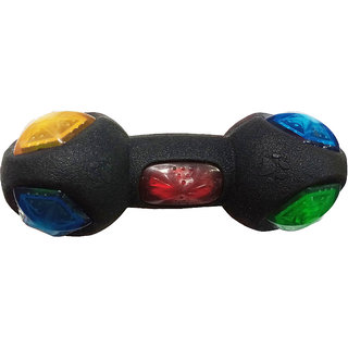Rubber Toy For Pets Dumble Shape(Colour May Vary)
