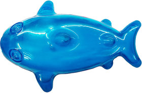 Squeaky Rubber Toy For Pets Fish Shape(Colour May Vary)