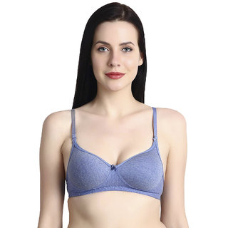                       Women's Cotton Blend Padded Non-Wired T-shirt Bra                                              