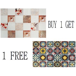Winner Multicolour Print Table Placemats - Set Of 12 Table Mats- Plastic Kitchen Linen(Buy 1 Get 1 Free)-3