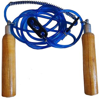 SLS Skipping Rope Wooden Handle Bars (ASSORTED COLORS)