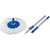 Lazywindow Stainless Steel Mop Rod Stick With Single Refill 360 Degree Rotating
