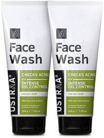 Ustraa Face Wash Oily Skin 200g set of 2