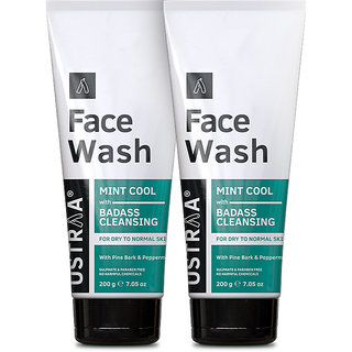 Ustraa Face Wash Dry Skin 200g set of 2