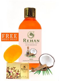 Rehan Oudh Shower Gel/ Body Wash With Free Rehan Soap No Parabens, SLS or Alcohol