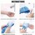 BS1080 Silicone Body Back Scrubber Double Side Bathing Brush for Skin Deep Cleaning COMBO 2 PC