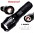 5W LED Flashlight Emergency Torch 5 Modes(18650 Lithium-ion Battery included)