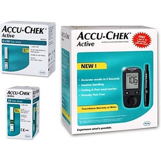 Combo Accu-Chek Active Kit With 100 Extra Active Strips