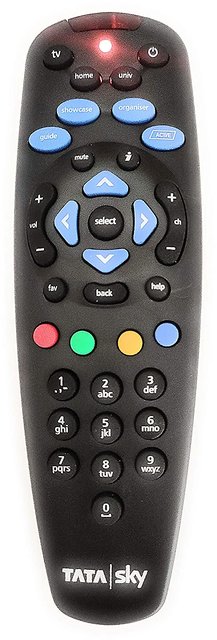 Online remote control for best sale tata sky