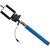 KSJ Selfie Stick With AUX Cable (Assorted Color)