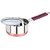 Neervika Stainless Steel Copper Bottom and Gas Compatible Wire Handle Saucepan, 1 Liter, 15cm, Silver