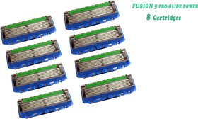 Fusion 5 Pro-Glide Power- 8 Cartridges
