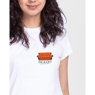                       Vivient Friends Sofa Pocket Half Sleeves T-Shirt (FRL)                                              