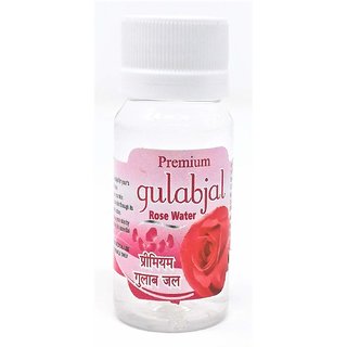                       Kuhu Creations Vedroopam Sacred Puja Jal Prayer Water for Chanting Mantras,(Gulab Jal-Prayer Water, Small Bottle 1 Unit)                                              
